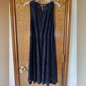 Elegant Black Lace Dress